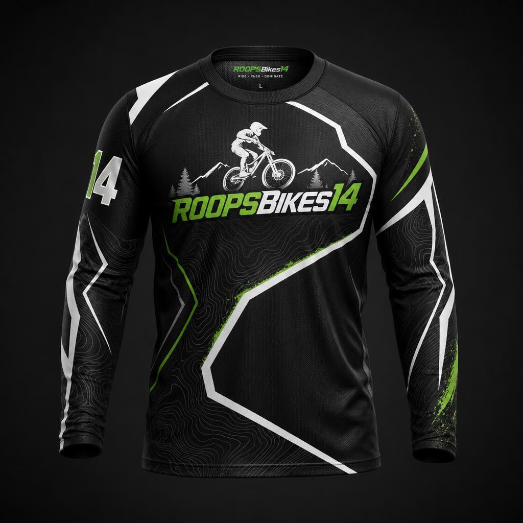 ROOPS14 RIDING JERSEY product mockup